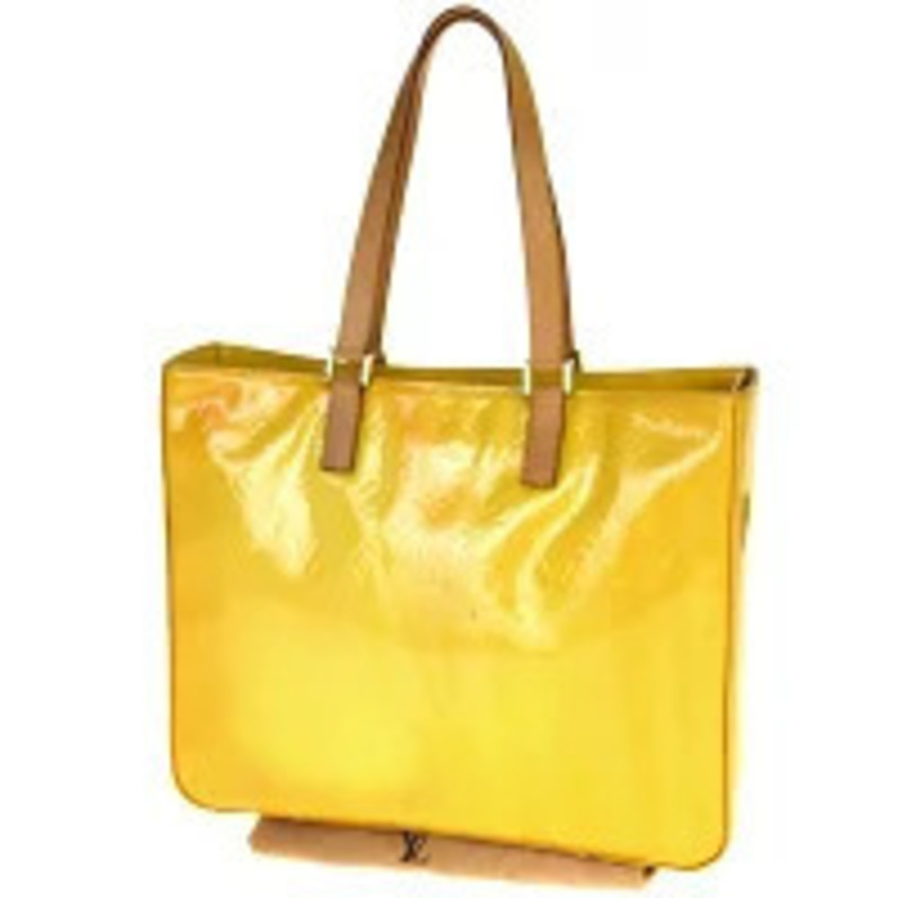Louis Vuitton Monogram Columbus Shopping Bag Lime Top Handle Bag Yellow